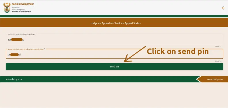 Lodge SASSA Appeal Online process
