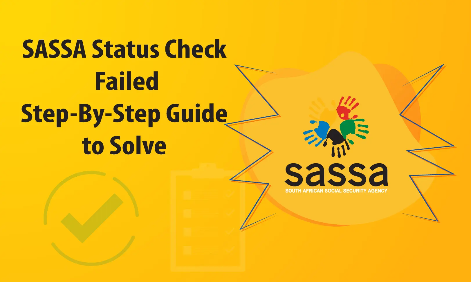 SASSA status check failed